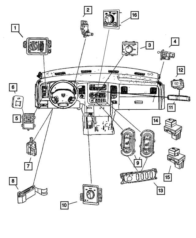 « 4602528AC –  : Surveillance De La Pression Des Pneus Commutateur pour Mopar Image »