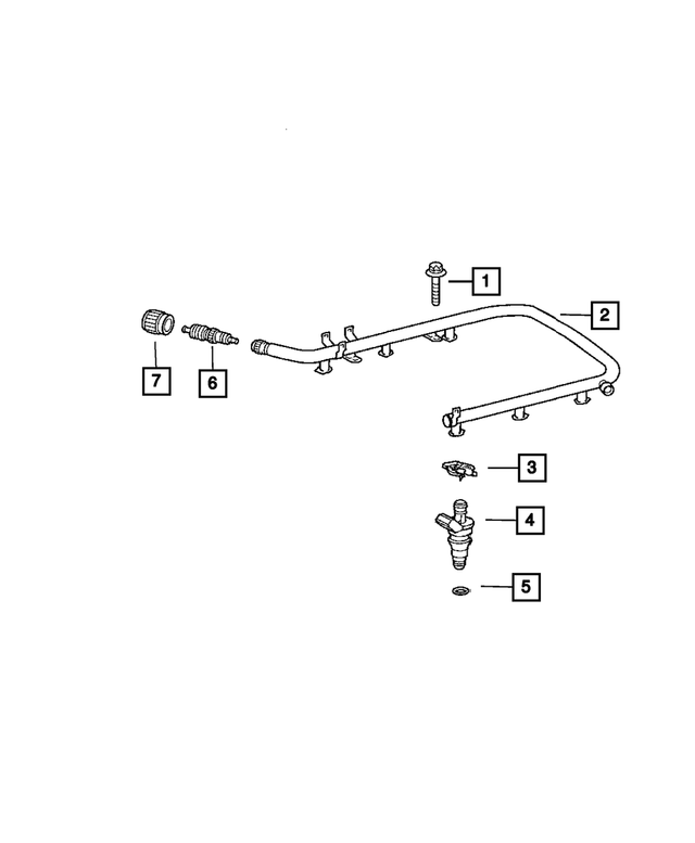 5101526AA - Fuel: Fuel Injector for Mopar Image