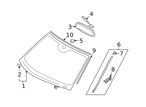 Reveal Moldings for 2011 Hyundai Azera #0
