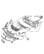 6511167AA - Cooling: Screw for Chrysler: Town &amp; Country, Voyager | Dodge: Caravan, Durango, Grand Caravan, Neon, Ram 2500, Ram 3500 | Ram: C/V Image