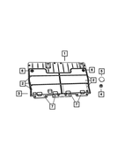 6505297AA - Interior Trim: Hex Flange Nut for Mopar Image
