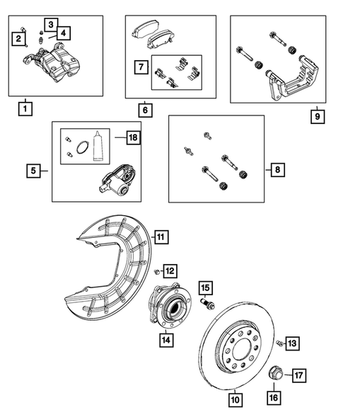 Rear Brakes for 2014 Jeep Cherokee #0