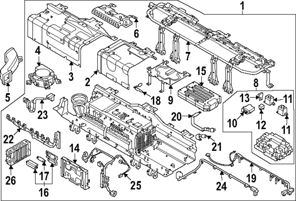375S2-L5000 - Fuse Box 2023-2025 Kia Niro | Kia.Parts Store