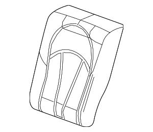 26219123 - : Part# 26219123 Mink Rear Driver Side Seat Back Cover for Buick: LaCrosse Image