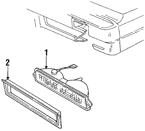 Park Lamps for 1987 Buick Regal #0