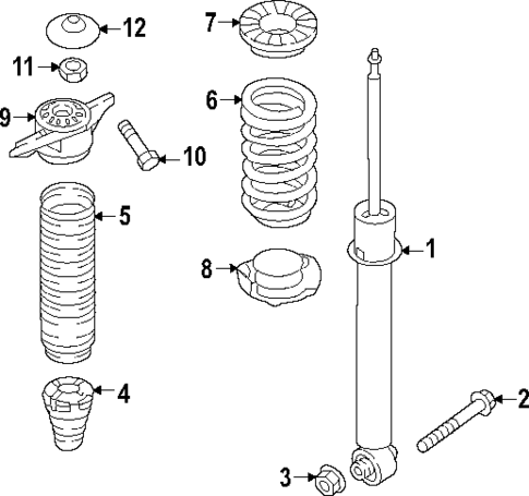 Shocks & Components for 2022 Hyundai Tucson #0