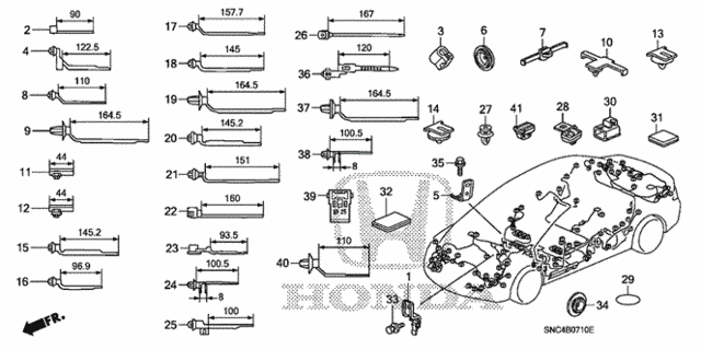 Harness Band - Bracket for 2006 Honda Civic #0