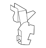 98158021400 - Body: Mount for Porsche: 718 Cayman, Cayman Image