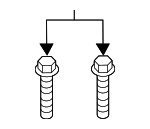 90038513301 - Body: Mount Bolt for Porsche: 718 Boxster, 718 Cayman, 718 Spyder, Boxster, Cayman Image