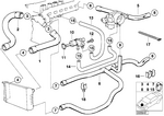 11531720678 - Engine: Water Hose for BMW Image