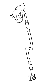 C2P14733 - : Brake Hose for Jaguar: Super V8, Vanden Plas, XJ8, XJR, XK, XK8, XKR Image