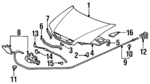 74148SX0000 - : Protect Strip for Honda: Odyssey Image