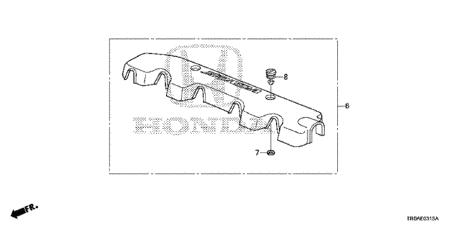 Engine Cover (1.8L) for 2013 Honda Civic #0