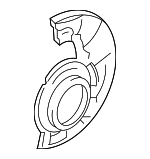 L20633261D - Brakes: Splash Shield for Mazda: CX-7, CX-9 Image