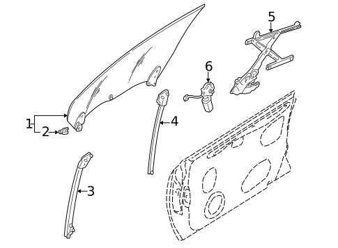 Front Door for 2000 Subaru Forester #0