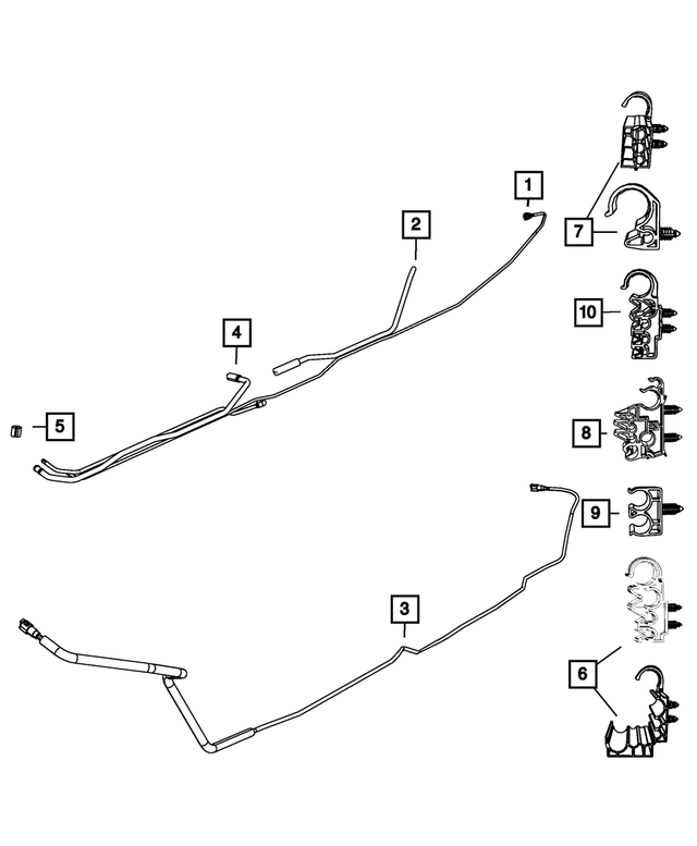 52121441AB - Fuel: Fuel Supply Tube for Mopar Image image