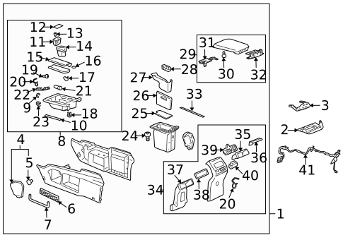 Lighting - Interior for 2007 Buick Rendezvous #1
