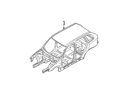 Body Shell for 2006 BMW X5 #0