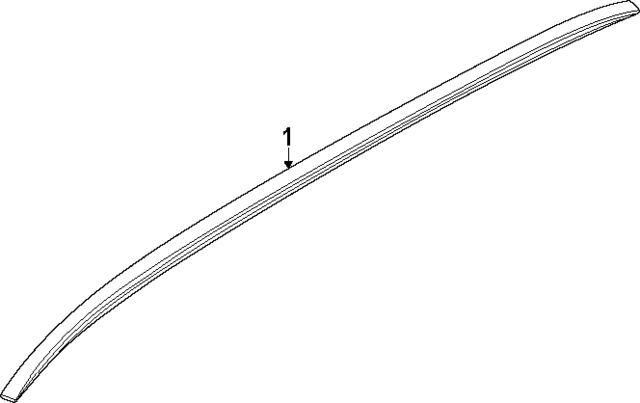 87240T6700 - : Roof Molding for Hyundai Image
