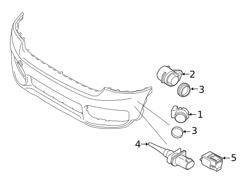 Parking Aid for 2024 Mini Cooper Countryman #0