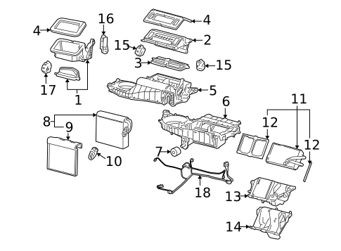 A/C Condenser & Evaporator for 2007 Chevrolet Monte Carlo #0