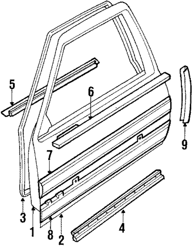 20550194 - : Belt Molding for GM Image