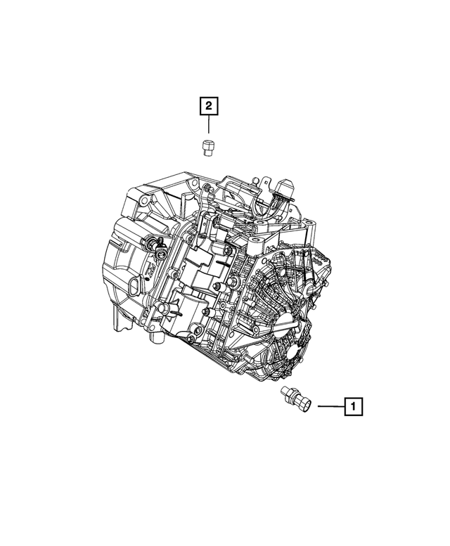 68097162AA - C635; 6-Speed; Manual Transaxle: Back Up Lamp Switch for Mopar Image