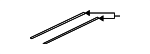 10385811 - Body: Roof Rail Rear Cover for GM Image