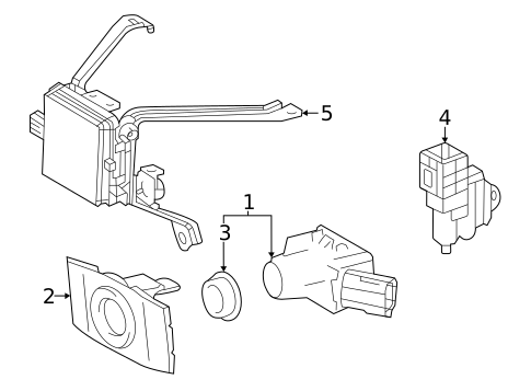 Electrical Components for 2020 Toyota Mirai #1