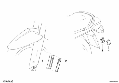 Turn Signals, Front for 1998 BMW-Motorrad R 1100 RT #1