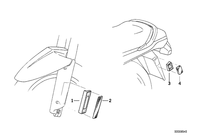 63142306349 - : Bracket Left for BMW-Motorrad Image