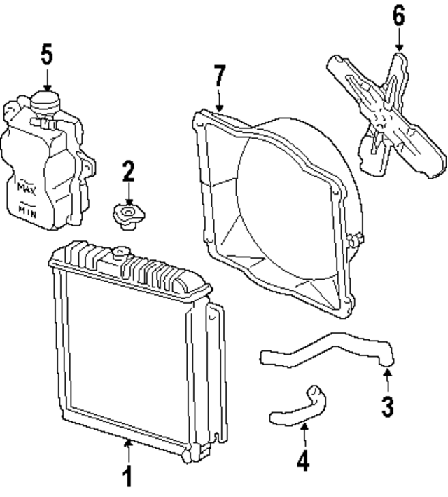 4140978 - Cooling System: Radiator for Mopar Image