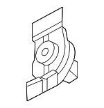 51339853284 - Body: Applique Panel Clip for BMW: iX Image