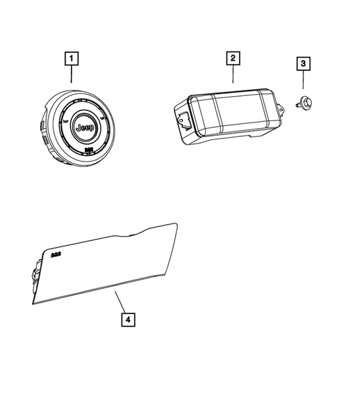 Air  Bags for 2015 Jeep Grand Cherokee #1