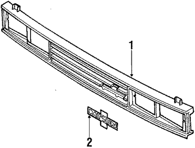 6231010W00 - : Grille for Nissan Image