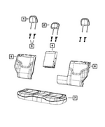 7AD36LXHAA - Interior Trim: Rear Seat Back Cover for Mopar Image