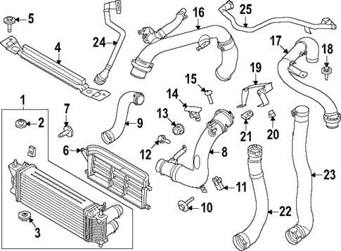 Intercooler for 2022 Ford Bronco #0