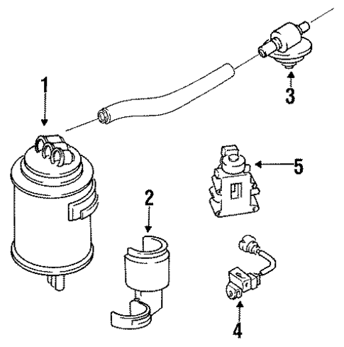 Fuel System Components for 1993 Subaru Legacy #1