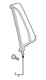 3CM845214 - Body: Fixed Glass for Volkswagen: Atlas Cross Sport Image