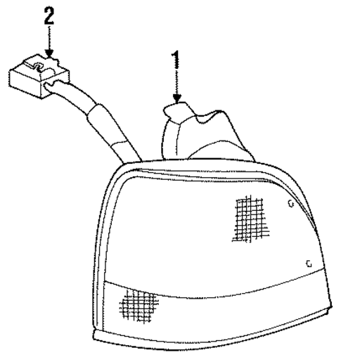 Combination Lamps for 1995 Saturn SW2 #0