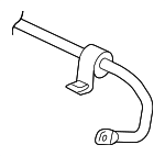 1K0411303BK - Suspension: Stabilizer Bar for Volkswagen: Eos, Golf, GTI, R32, Rabbit Image