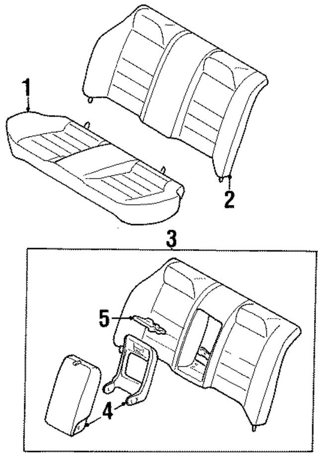 883002E101 - : Seat Cushion for Nissan Image