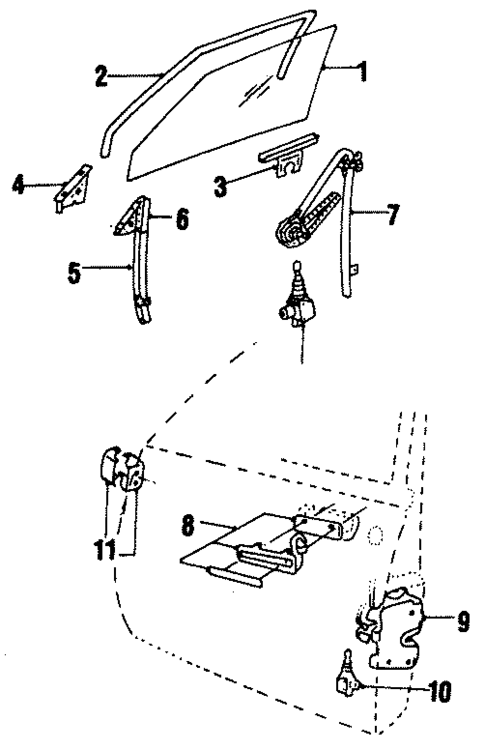 Front Door for 1985 Chevrolet Celebrity #0
