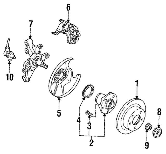 G06T4371Y - : ABS Wheel Speed Sensor for Mazda Image