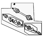 5Q0407271DS - Front Drive Axle: Axle Assembly for Volkswagen: Taos Image