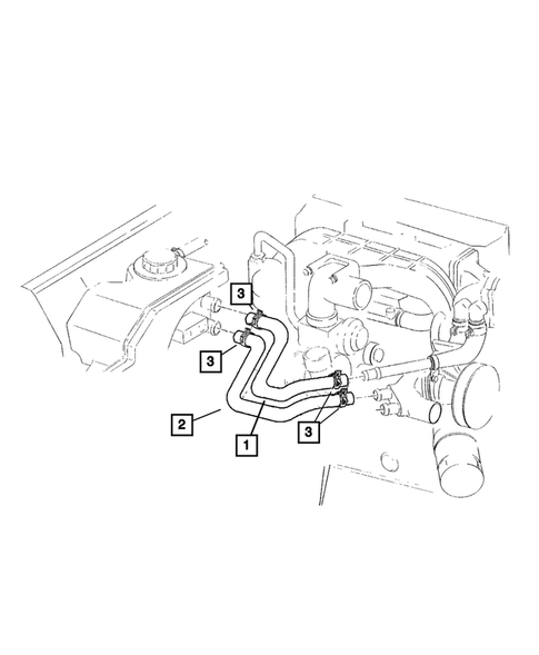 Air Conditioner and Heater Plumbing for 2001 Jeep Cherokee #6