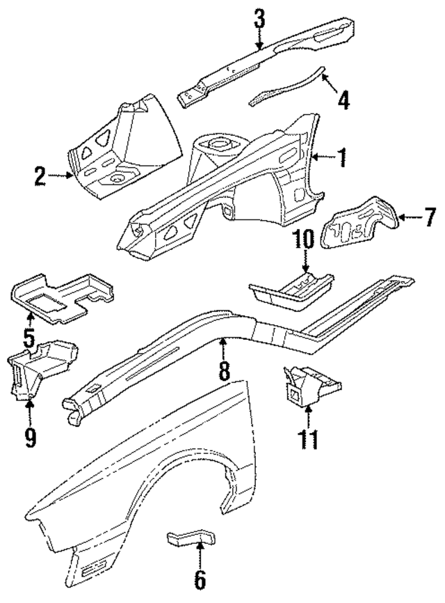 25660310 - Body: Side Rail Assembly for GM Image