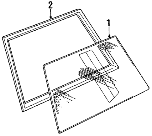 Glass & Hardware for 1987 Land Rover Range Rover #0
