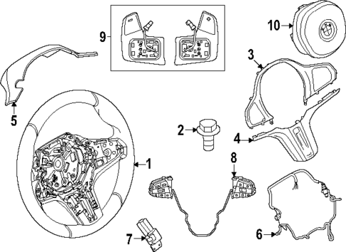 Steering Wheel & Trim for 2023 BMW M2 #0