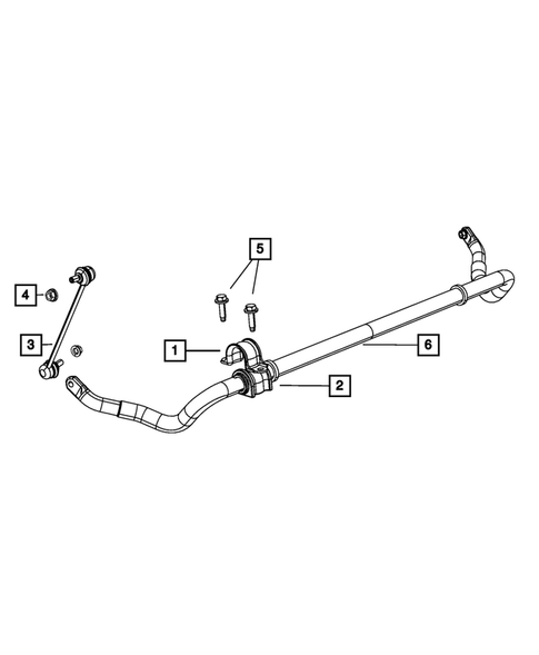 Front Stabilizer Bar for 2009 Dodge Journey #0